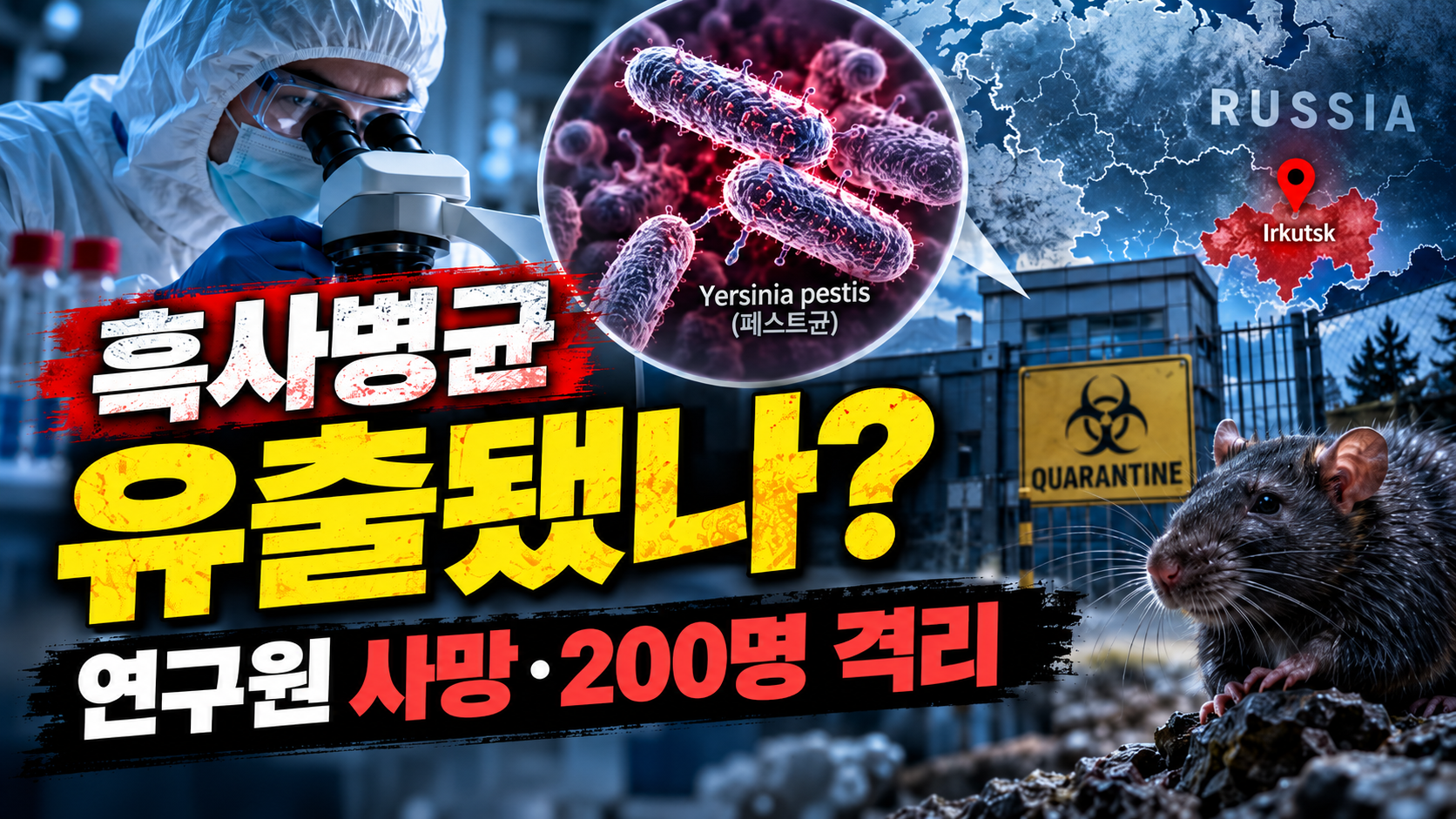 흑사병균 유출 의혹
